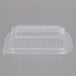 D&W Clear Dome Lid for 1 lb. Foil Bread Loaf Pan - 50/Pack Main Thumbnail 2
