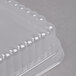D&W Clear Dome Lid for 1 lb. Foil Bread Loaf Pan - 50/Pack Main Thumbnail 5