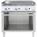 Cooking Performance Group 36GMSBNL 36" Gas Griddle with Manual Controls and Cabinet Base - 90,000 BTU Main Thumbnail 3