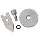 A metal knife and gear kit for Edlund NSF can openers.