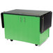 A green and black Lakeside mobile dining station.
