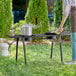 Backyard Pro BPSQ-212 Double Burner Outdoor Patio Stove / Outdoor Range with Side Shelves - 110,000 BTU Main Thumbnail 1