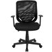 Flash Furniture LF-W-95A-BK-GG Mid-Back Black Mesh Office Chair with Mesh Fabric Seat and Nylon Base Main Thumbnail 4