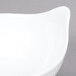 American Metalcraft PRHSD4 3.3 oz. White Round Porcelain Sauce Cup with Handle Main Thumbnail 5