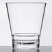 GET S-11-CL Revo 12 oz. Customizable SAN Plastic Stackable Double Rocks / Old Fashioned Glass - 24/Case Main Thumbnail 2
