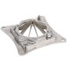 A metal Nemco Easy Chopper III blade holder with a triangle cut out.