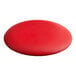 A red cushion for a Lancaster Table & Seating Hairpin Chair.