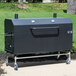 Backyard Pro 554SMOKR60KD 60" Charcoal / Wood Smoker Grill with Adjustable Grates and Dome Main Thumbnail 6