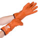 12" Red Freezer / Frozen Food Textured PVC Gloves Main Thumbnail 6