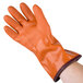 12" Red Freezer / Frozen Food Textured PVC Gloves Main Thumbnail 7
