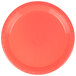 Creative Converting 28314611 7" Coral Orange Plastic Plate - 240/Case Main Thumbnail 2