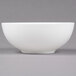 A close-up of a 10 Strawberry Street Izabel Lam Pond white bone china cereal bowl with a white rim.