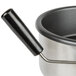A stainless steel Carnival King 8 oz. kettle pot with a handle.
