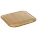 TreeVive by EcoChoice 8" Square Palm Leaf Plate - 100/Case Main Thumbnail 4