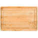Tablecraft CBW241615 24" x 16" x 1 1/4" Wood Grooved Cutting Board Main Thumbnail 2