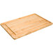 Tablecraft CBW241615 24" x 16" x 1 1/4" Wood Grooved Cutting Board Main Thumbnail 4