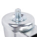 A close-up of a Beverage Air stem caster screw.