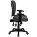 Flash Furniture GO-930F-GY-ARMS-GG Mid-Back Gray Multi-Functional Ergonomic Office Chair / Task Chair with Adjustable Arms Main Thumbnail 2