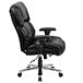 Flash Furniture GO-2149-LEA-GG High-Back Black Leather Intensive-Use Multi-Shift Swivel Office Chair with Lumbar Support Knob, Headrest, and Padded Arms Main Thumbnail 2