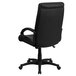 Flash Furniture BT-238-BK-GG High-Back Black Leather Executive Swivel Office Chair with Leather Padded Polyurethane Arms Main Thumbnail 3