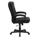 Flash Furniture BT-2921-BK-GG High-Back Black Leather Executive Swivel Office Chair with Leather Arms and Thick Padded Seat Main Thumbnail 2