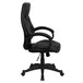 Flash Furniture H-HLC-0005-HIGH-1B-GG High-Back Black Leather Contemporary Executive Office Swivel Chair Main Thumbnail 2