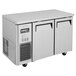 Turbo Air JUR-48S-N6 J Series 48" Narrow Depth Solid Door Undercounter Refrigerator with Side Mounted Compressor Main Thumbnail 1