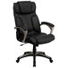 Flash Furniture BT-9875H-GG High-Back Folding Black Leather Executive Office Chair Main Thumbnail 1