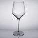 A close-up of a clear Reserve by Libbey wine glass.