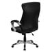 Flash Furniture H-9637L-1C-HIGH-GG High-Back Black Leather Contemporary Executive Office Chair with Built-In Lumbar Support and Padded Arms Main Thumbnail 3