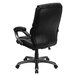Flash Furniture GO-724H-BK-LEA-GG High-Back Black Leather Overstuffed Executive Office Chair Main Thumbnail 3