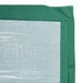 Creative Converting 713124 54" x 108" Hunter Green Tissue / Poly Table Cover Main Thumbnail 3