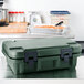 Cambro UPC140192 Camcarrier Ultra Pan Carrier® Granite Green Top Loading 4" Deep Insulated Food Pan Carrier Main Thumbnail 1