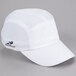 A white Headsweats 5-panel cap with black text on the front.