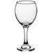 An Acopa Bouquet wine glass with a white background.