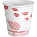 EcoChoice 8 oz. Tall Leaf Print Compostable Paper Hot Cup - 1000/Case Main Thumbnail 3