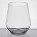 A clear WNA Comet Reserv stemless wine goblet.