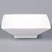 12 oz. Bright White Square Porcelain Bowl - 36/Case Main Thumbnail 2