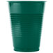 Creative Converting 28312481 16 oz. Hunter Green Plastic Cup - 240/Case Main Thumbnail 2