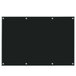 A black rectangular glass markerboard with silver trim.