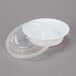 Choice 16 oz. White 6 1/4" Round Microwavable Heavy Weight Container with Lid - 150/Case Main Thumbnail 4