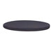 Grosfillex US03VG91 VanGuard 30" Round Wenge Resin Indoor Table Top Main Thumbnail 1