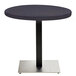 Grosfillex US03VG91 VanGuard 30" Round Wenge Resin Indoor Table Top Main Thumbnail 2