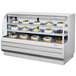 Turbo Air TCGB-72-W-N White 72" Curved Glass Refrigerated Bakery Display Case Main Thumbnail 1