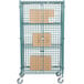 Regency NSF Mobile Green Wire Security Cage Kit - 18" x 36" x 69" Main Thumbnail 1