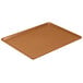 A brown rectangular Cambro dietary tray.