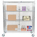 Regency NSF Mobile Chrome Wire Security Cage Kit - 24" x 60" x 69" Main Thumbnail 1