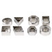 Ateco 4845 24-Piece Stainless Steel Geometric Shapes Cutter Set Main Thumbnail 2