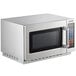 Solwave 1000W Stackable Commercial Microwave with Large 1.2 cu. ft. Interior and Push Button Controls - 120V Main Thumbnail 3