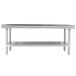 Advance Tabco ES-305 30" x 60" Stainless Steel Equipment Stand with Stainless Steel Undershelf Main Thumbnail 3